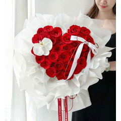 为你心动/心形玫瑰款33枝