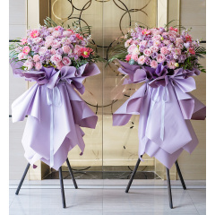 紫气东来（单个花篮）