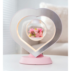 心形磁悬浮永生花夜灯/蓝牙音箱款